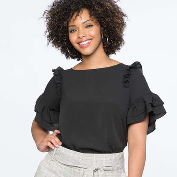 plus size holiday party tops