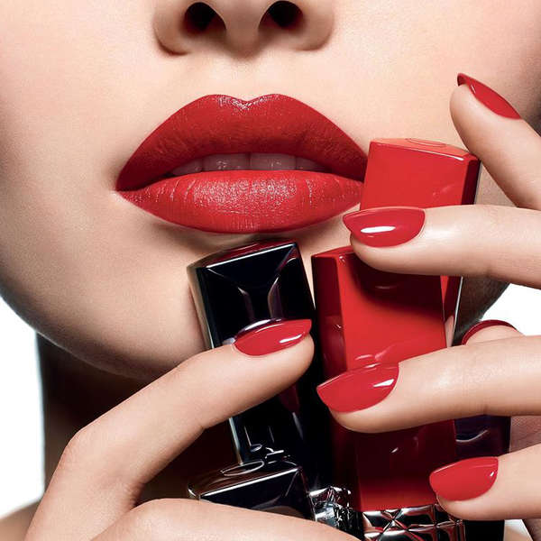 fall red lipstick