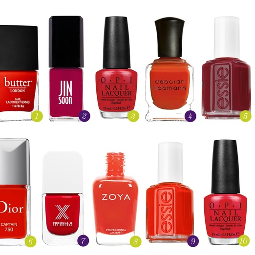 10 Best Summer Red Nail Polishes | Rank & Style