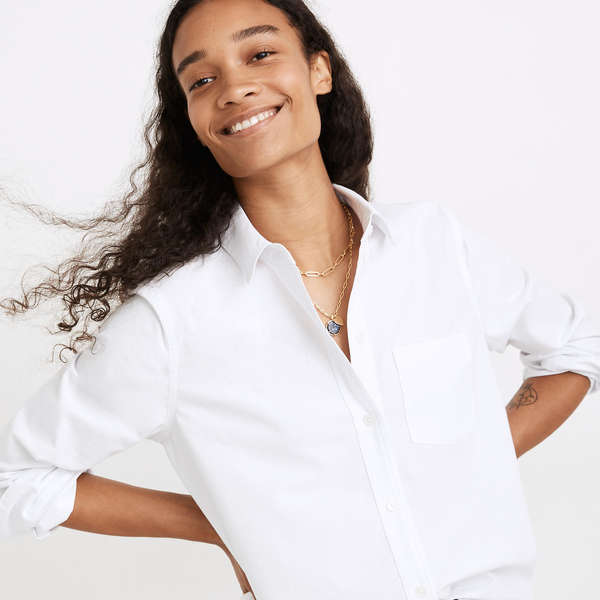 women's no gap button down shirt