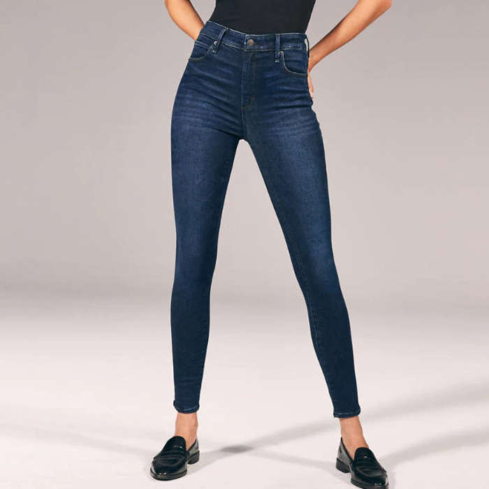 abercrombie and fitch high waisted jeans