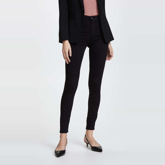 dressy black skinny jeans