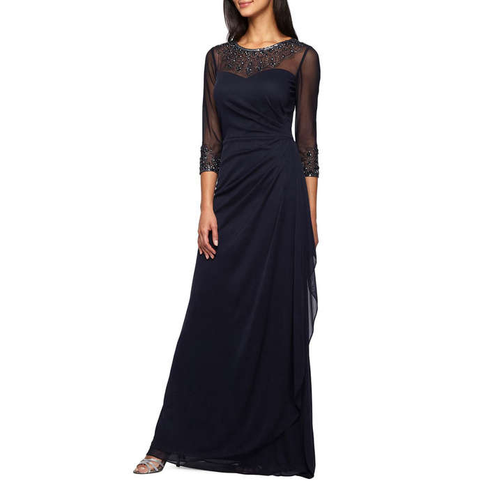 long gown for mother of the bride
