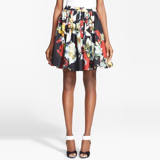 Ted Baker Flowtii Floral Print Skirt | Rank & Style