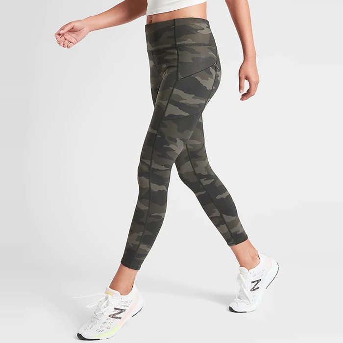 camouflage workout tights