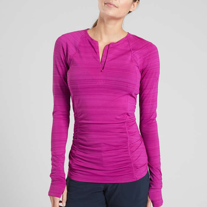 athleta ruched rashguard