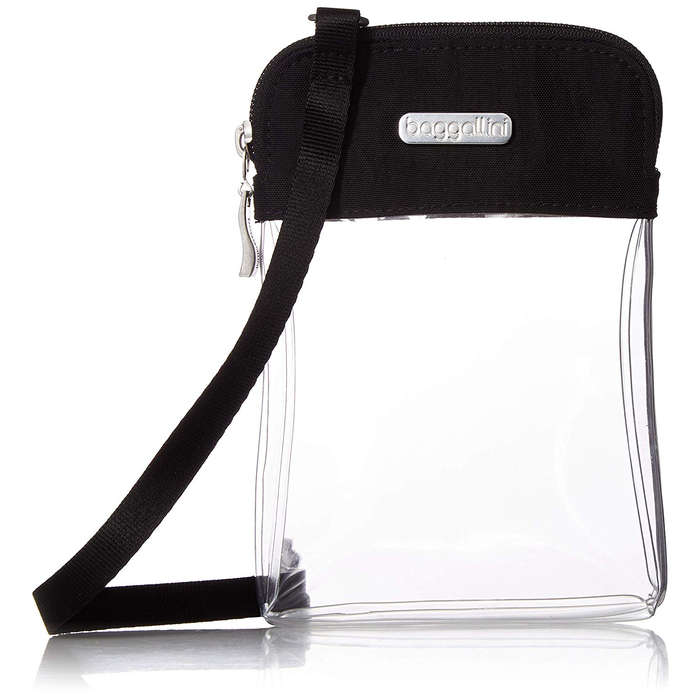 crossbody clear stadium bag