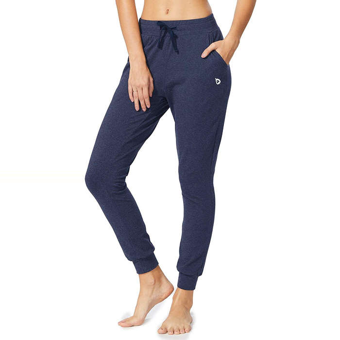 womens cotton joggers with pockets