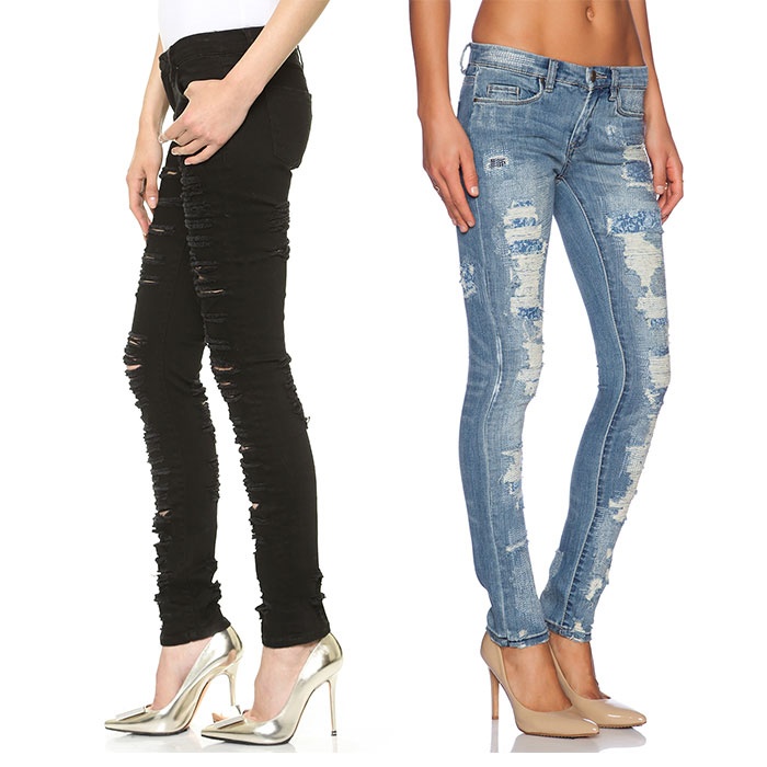 Blank Denim Distressed Boyfriend Jeans | Rank & Style