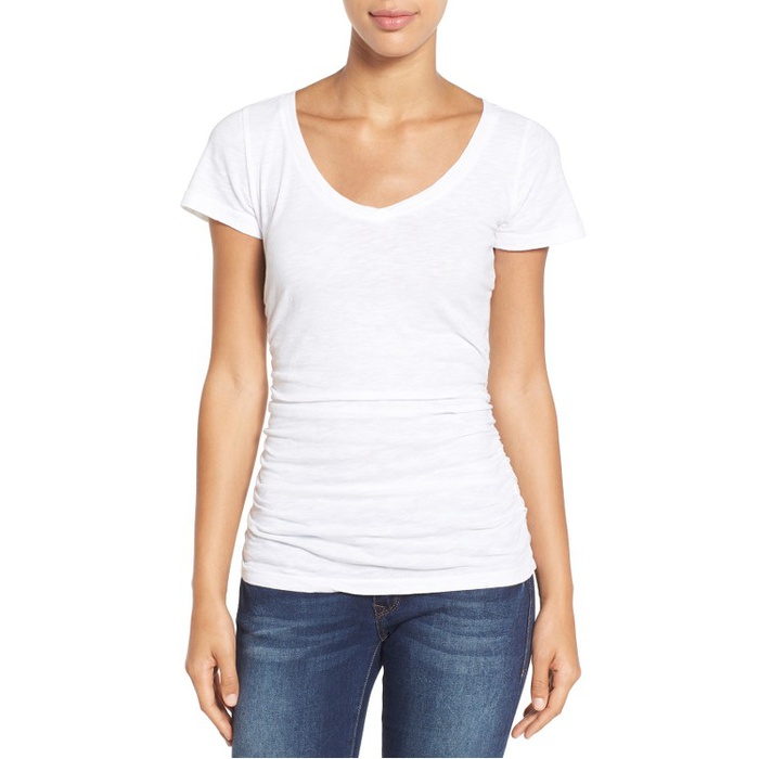 10 Best V-Neck White Tees | Rank & Style