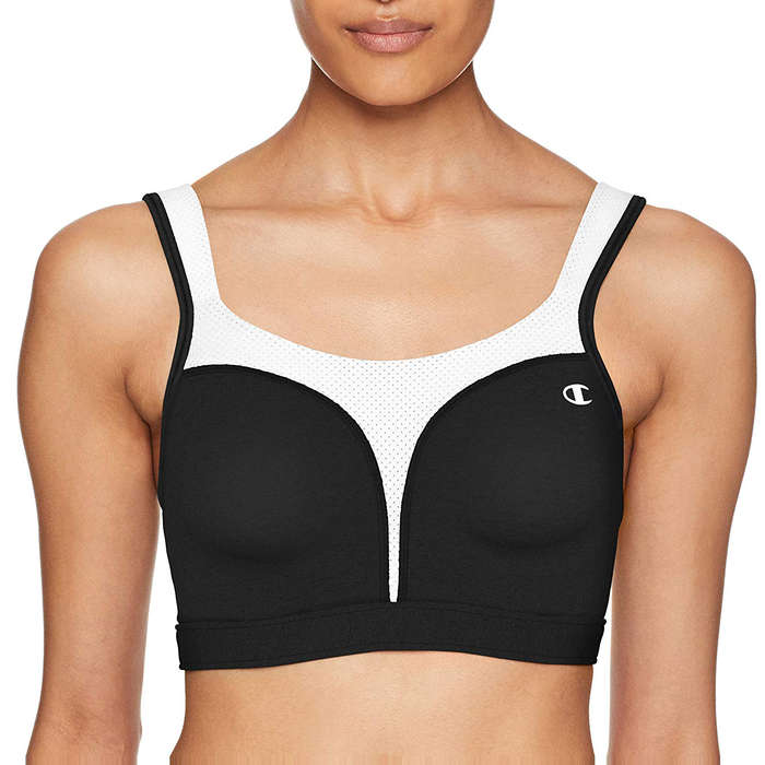 champion double dry spot comfort high support sports bra