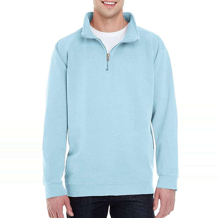 half zip sweatshirt mens designer