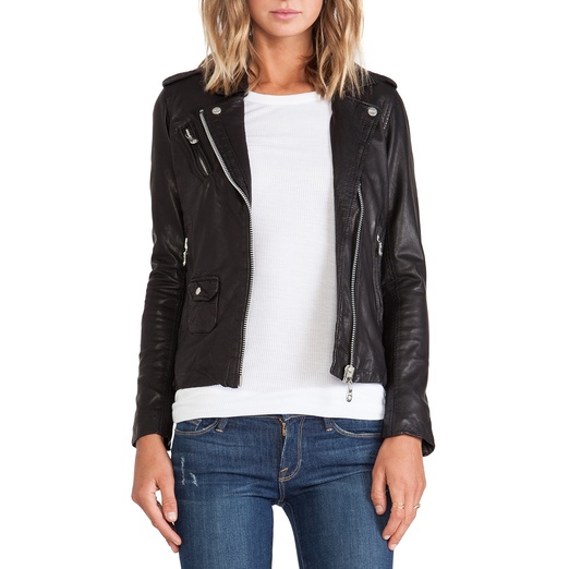 Free People Vegan Leather Hooded Motorcycle Jacket | Rank & Style