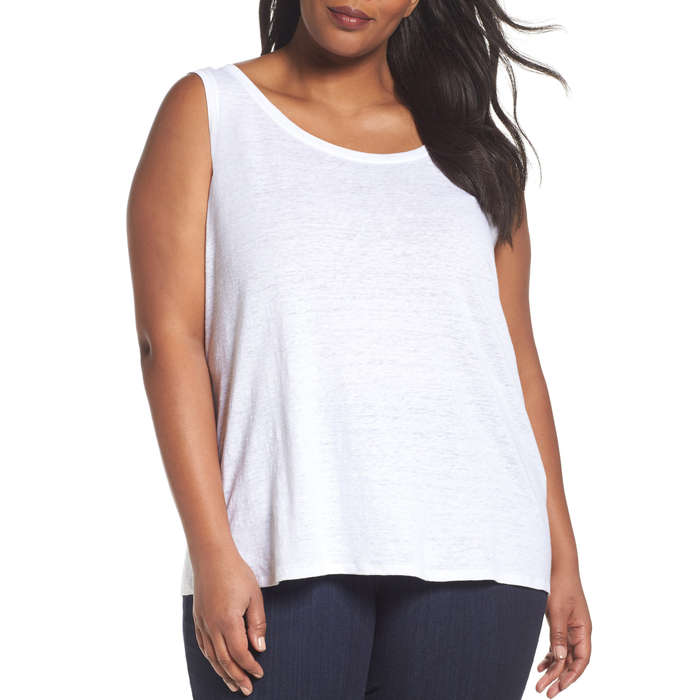 plus size long tank tops for layering