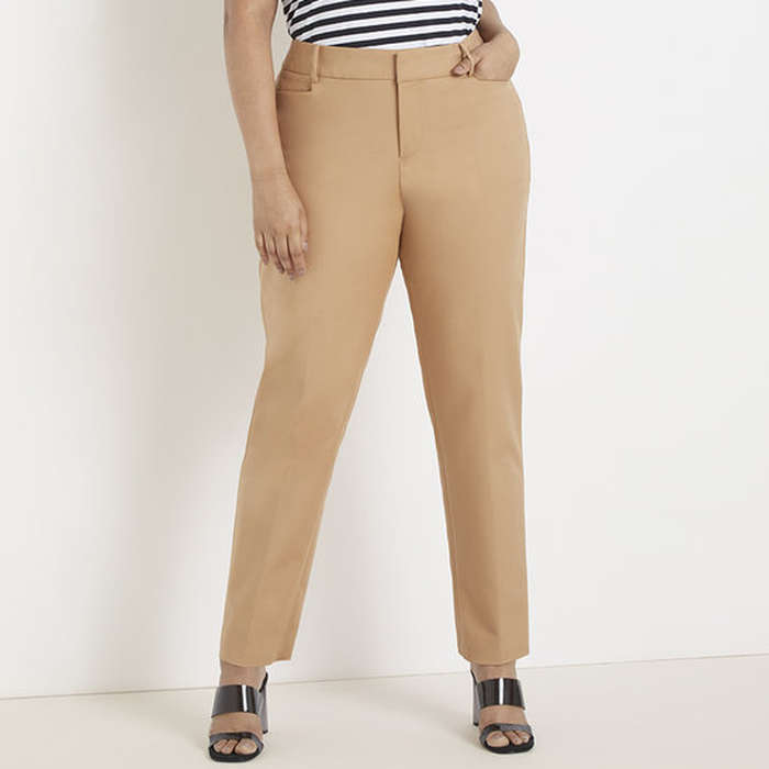 women's plus size khaki work pants