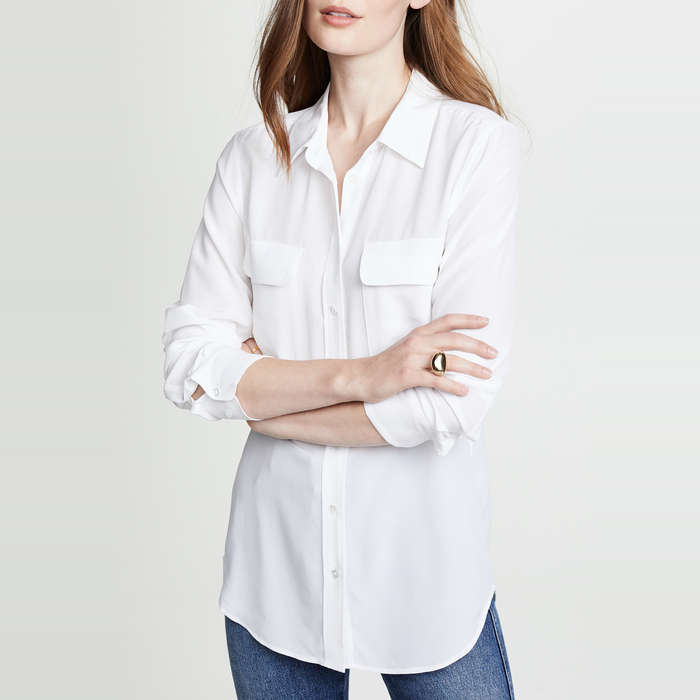 best women's no iron white shirt