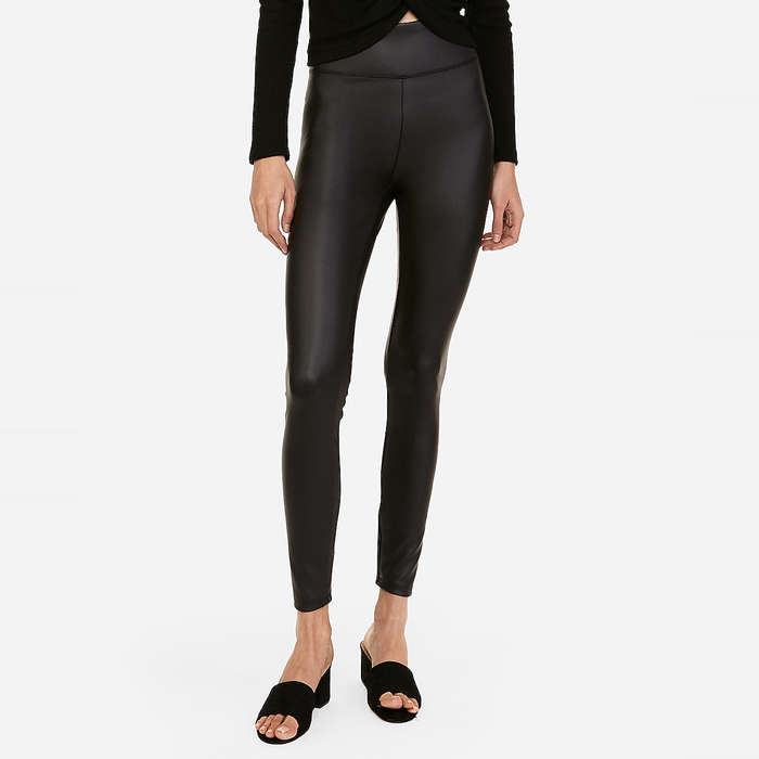 best faux leather trousers