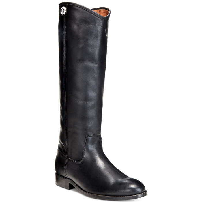wide calf black suede boots