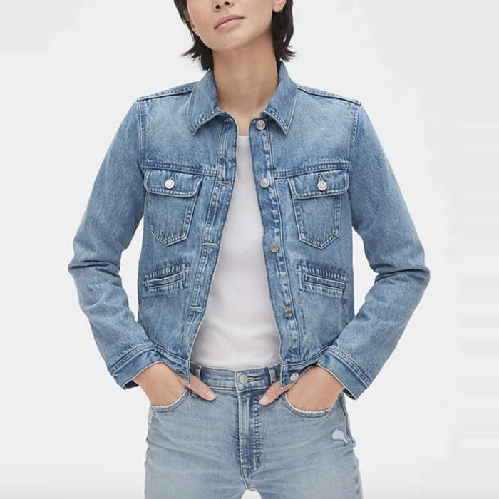 gap denim jacket ladies