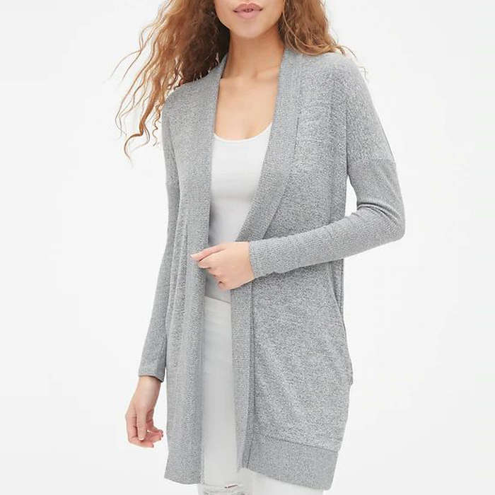 ladies long buttoned cardigans