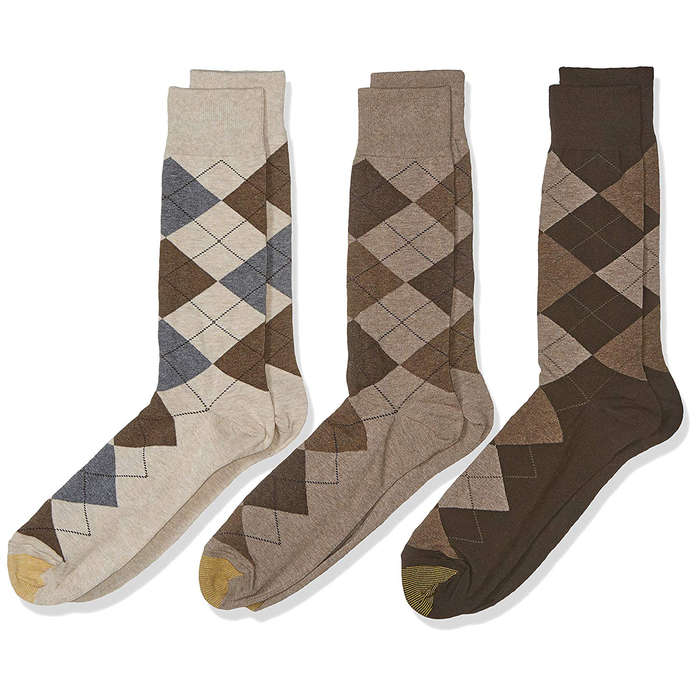 mens brown dress socks