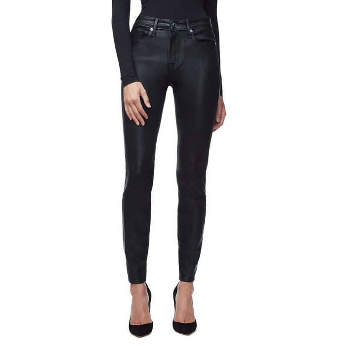 real leather skinny jeans