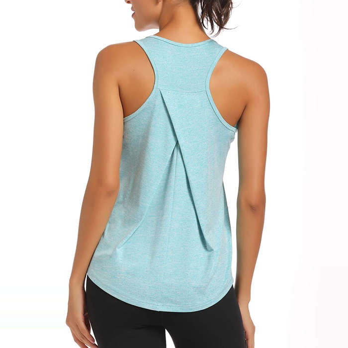 turquoise workout tops