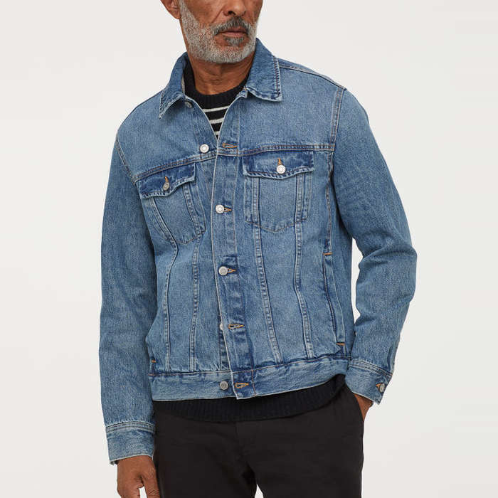h&m mens jeans jackets