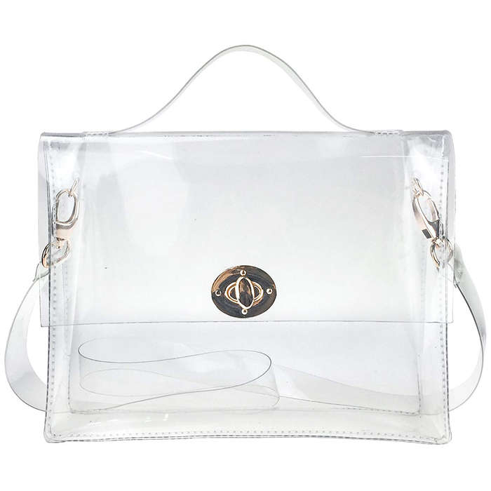 clear designer bag