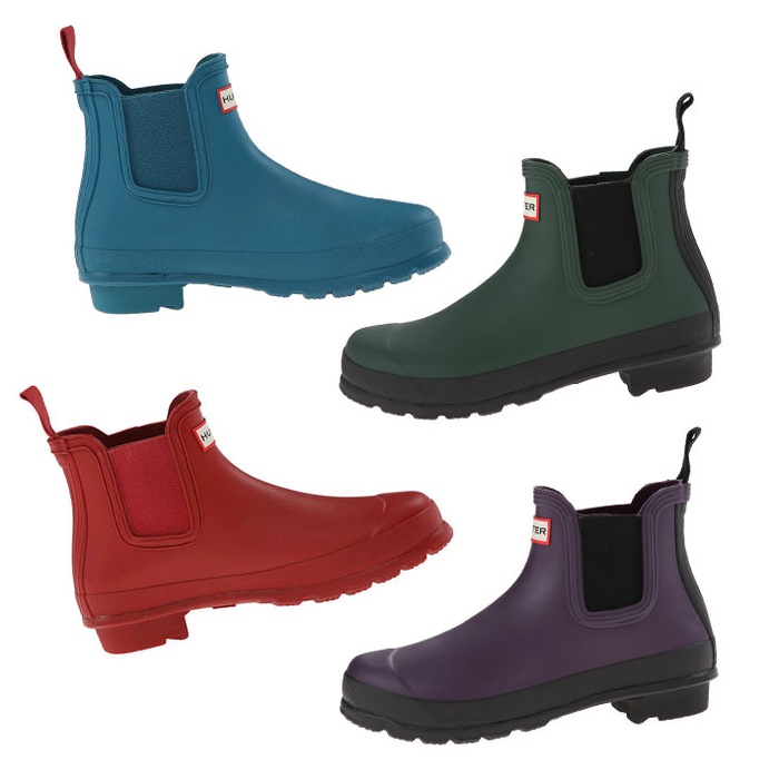 two tone rain boots