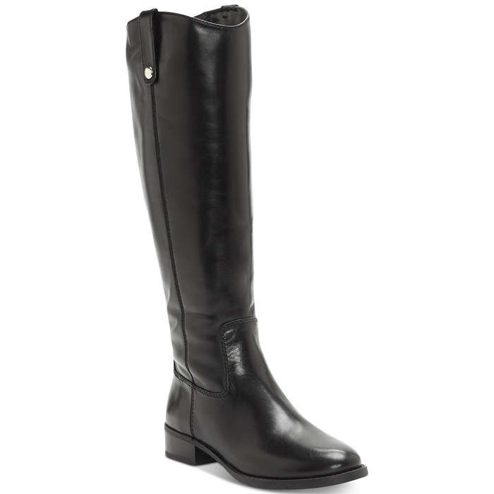 leather wide calf boots