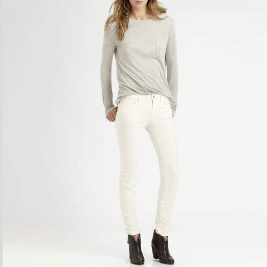winter white skinny jeans