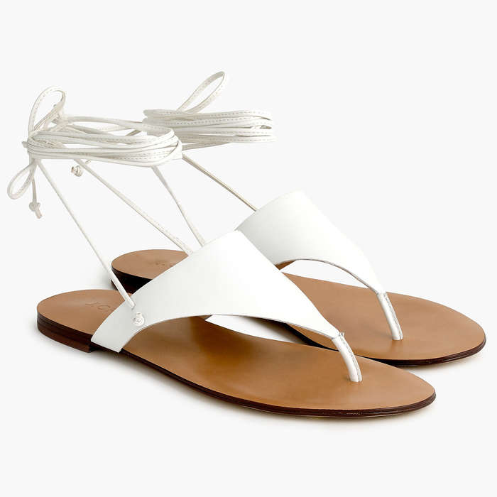cute white sandals