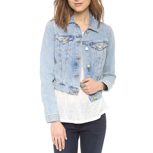 Free People Knit Hooded Denim Jacket | Rank & Style