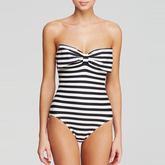 patterned one piece swimsuit