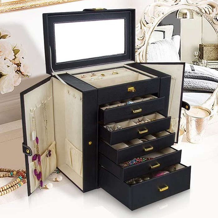 Jewelry Box Best Organizer Storage Case For Women Rank Style