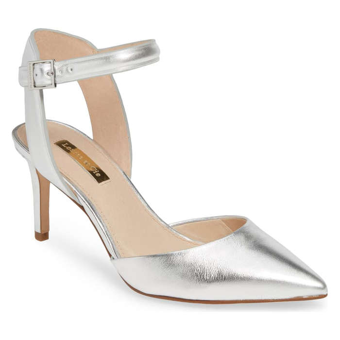 most comfortable silver heels