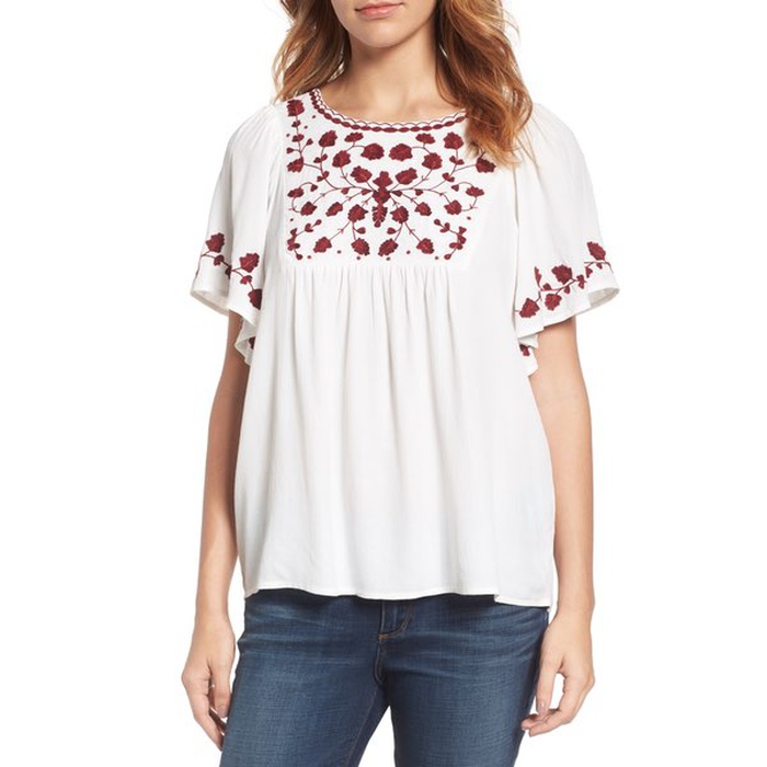 embroidered blouses uk