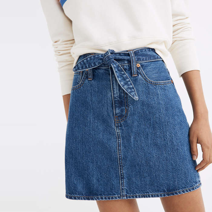 blue jean skirts for sale
