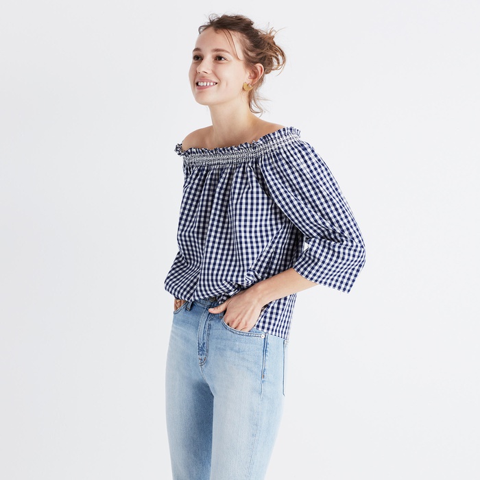 cute gingham tops