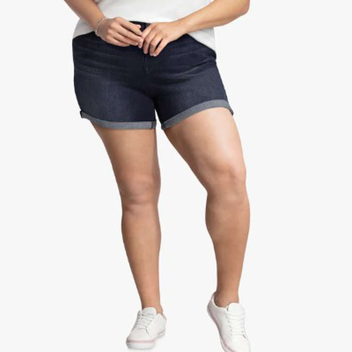 best plus size denim shorts