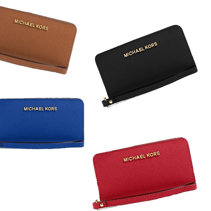 michael kors saffiano wristlet