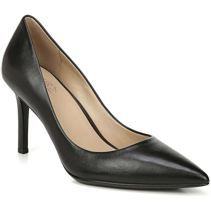 comfortable black dress heels