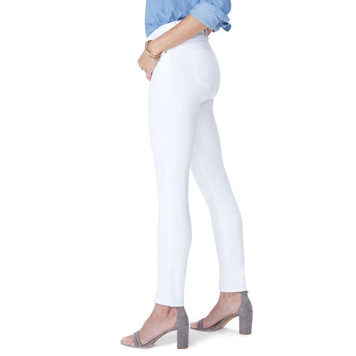 white thick jeans