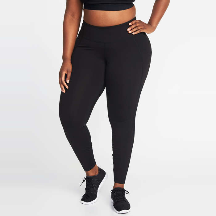 plus size active leggings with pockets