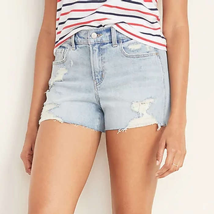 best ripped jean shorts