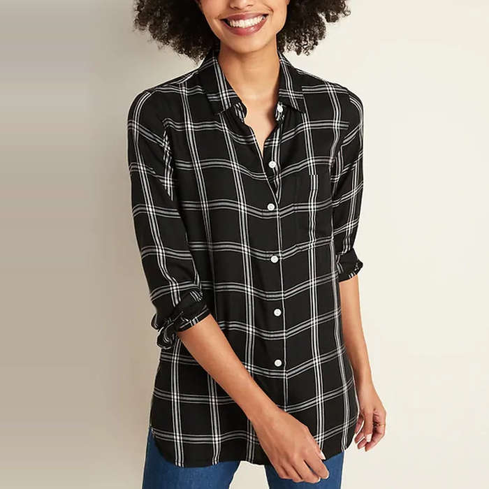 gap flannel shirt womens