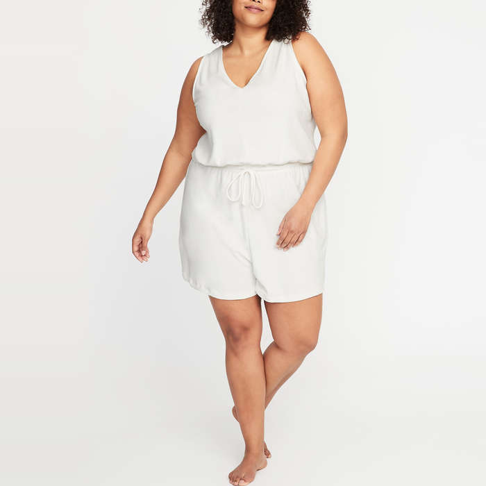 terry cloth swimsuit cover up plus size