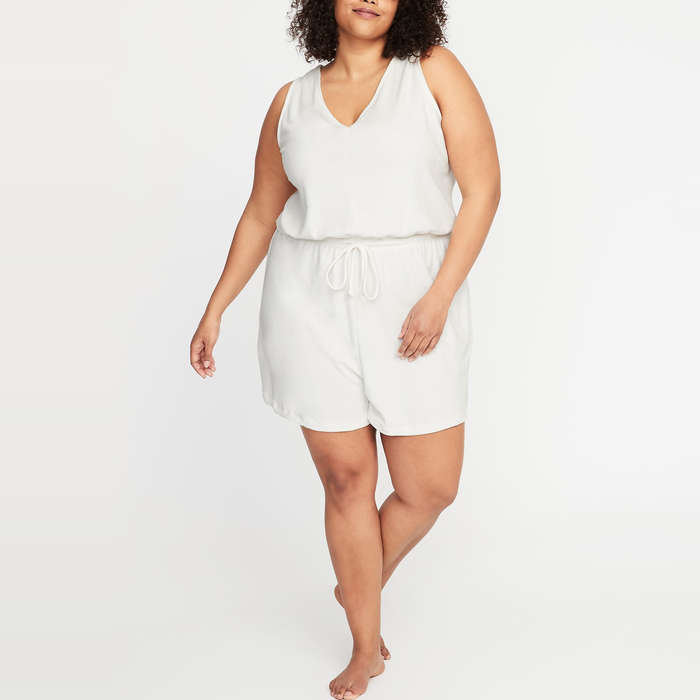 plus size terry cover up