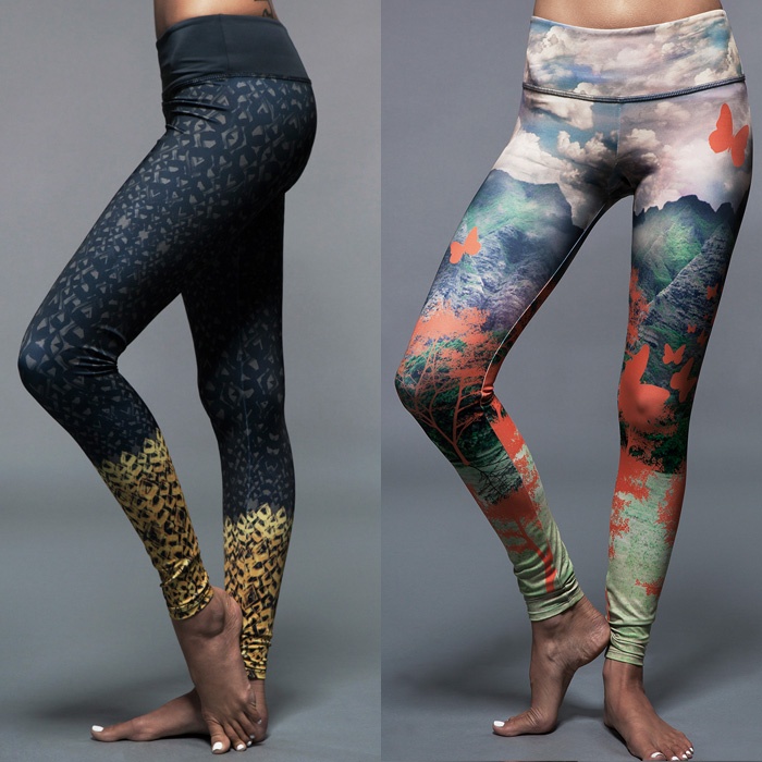 printed workout leggings